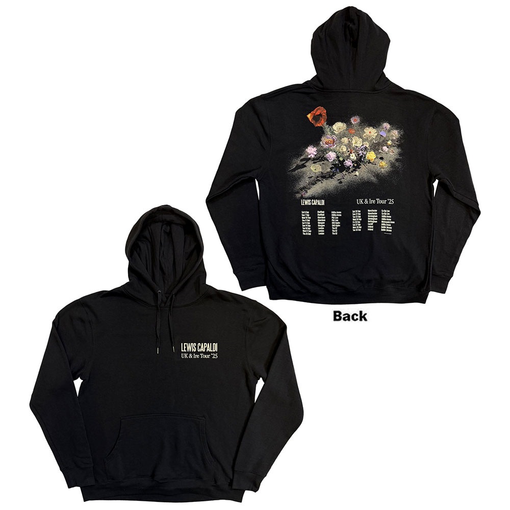 Lewis Capaldi - Flowers UK Tour '25 Hoodie/trui - Zwart